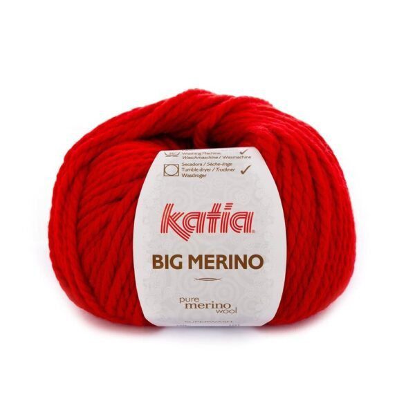 Color rojo de katia big merino