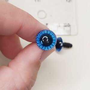 ojo de seguridad con destellos brillantes de color azul de 11 mm