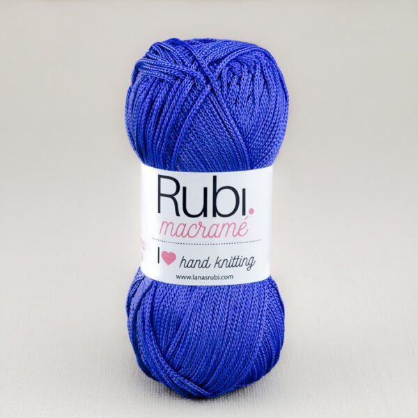 rubi macrame color azul